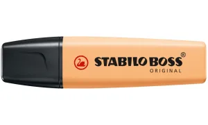 Текст маркер, Stabilo, Boss Original Pastel, Бледо оранжев
