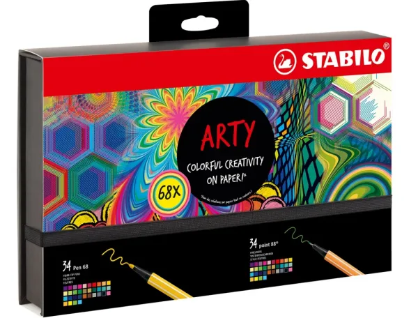 Творчески комплект, Stabilo, Arty Creative, 68 части