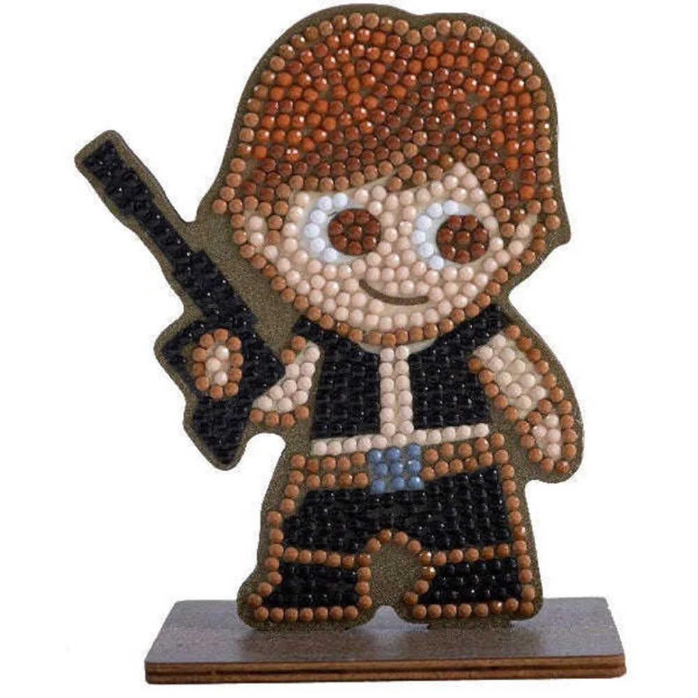 Комплект за диамантена бродерия, Craft Buddy, Crystal Art Buddies, Хан Соло, 7 части