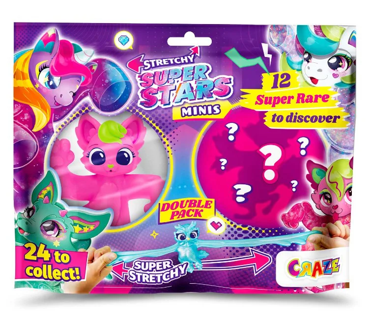Колекционерска фигурка, Craze, Мини разтегливи създания, Minis Double