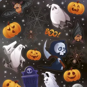 Фосфоресциращи стикери, Totum, Halloween, 15 броя