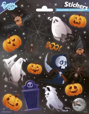 Фосфоресциращи стикери, Totum, Halloween, 15 броя