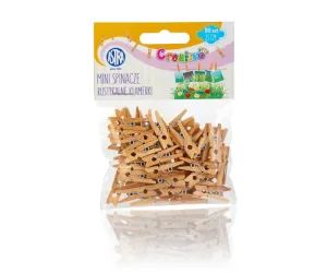 Мини дървени щипки, Astra, 50 броя