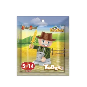 Конструктор, BanBao, Мини фигурка, Фермер, 4 см