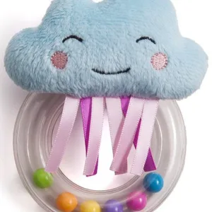 Бебешка мека дрънкалка, Taf Toys, Веселото облаче, 14 см