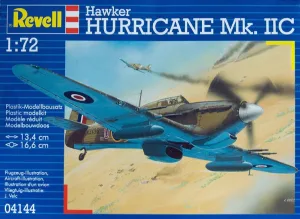 Британски едноместен изтребител Hawker Hurricane Mk.IIC - сглобяем модел