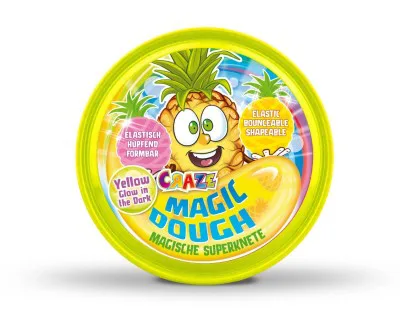 Магически разноцветен моделин, Craze, Ананас, 80 гр.