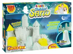 Комплект магически пясък, Craze, Фосфоресциращ замък, 700 гр.