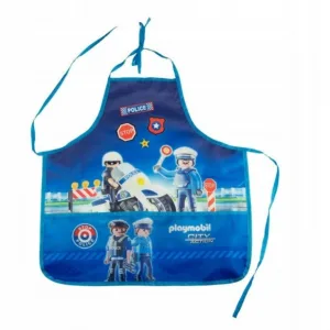 Детска работна престилка, Astra, PL-15, Playmobil, Полиция, 44 x 45 см