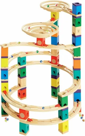 Комплект дървена писта, Hape Quadrilla, Циклон, 198 части