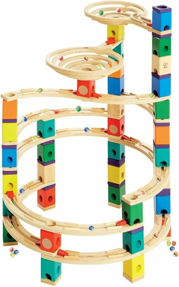 Комплект дървена писта, Hape Quadrilla, Циклон, 198 части