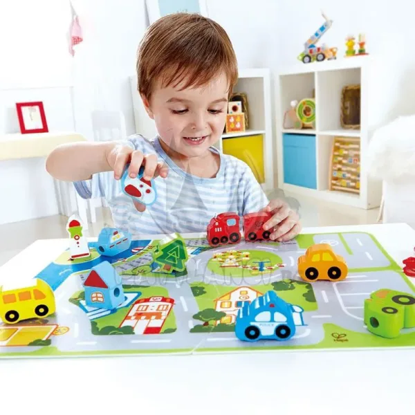 H1022 Дървена игра - Превозни средства