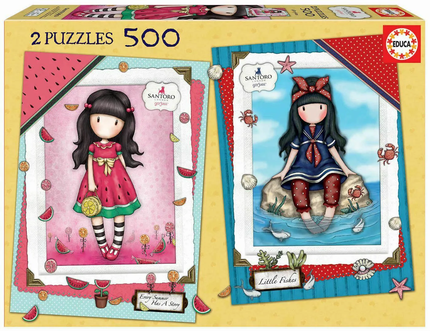 Летни спомени Горджъс - пъзел 2х500 части