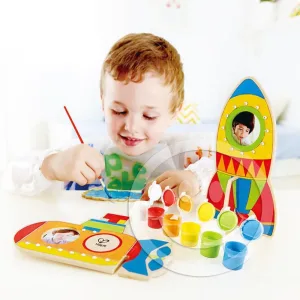 Творчески комплект, Hape, Оцвети и играй, Космос