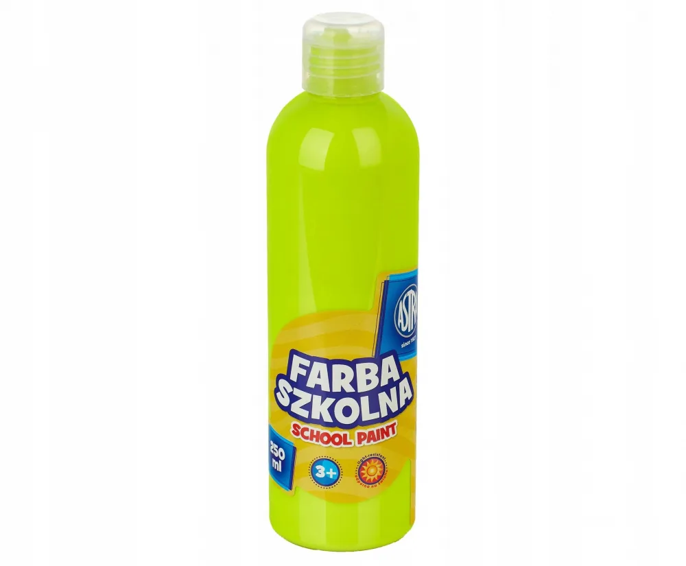 Ученическа боя, Astra, Флуоресцентно лимонено жълт, 250 мл