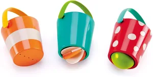 Комплект Hape, Шарени кофички за баня