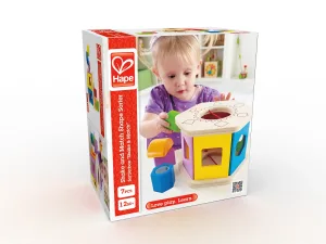 Дървена играчка с форми за сортиране