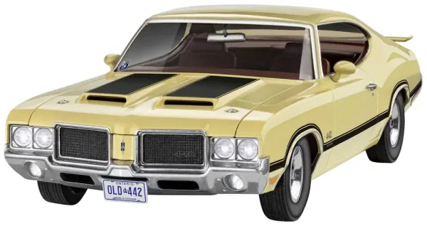 Сглобяем модел, Revell, Oldsmobile 442 1971 Coupe, 124 части