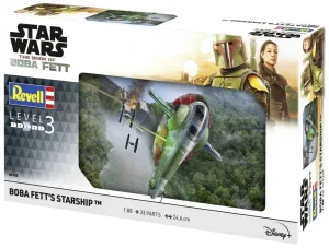 Сглобяем модел, Revell, Star Wars, Звездният кораб и книга на Boba Fett, 33 части