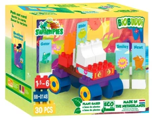 Конструктор, BioBuddi, Swampies, Състезателна кола, 30 части