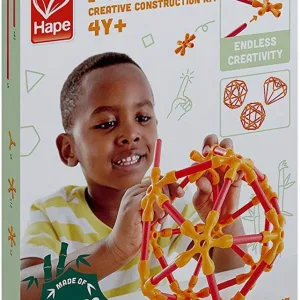 Бамбуков конструктор, Hape Flexistix, Креативни конструкции, 66 части