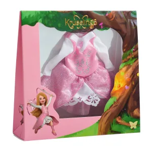 Аксесоари за кукла, Kruselings Doll, Бална рокля розова, 16.5 см