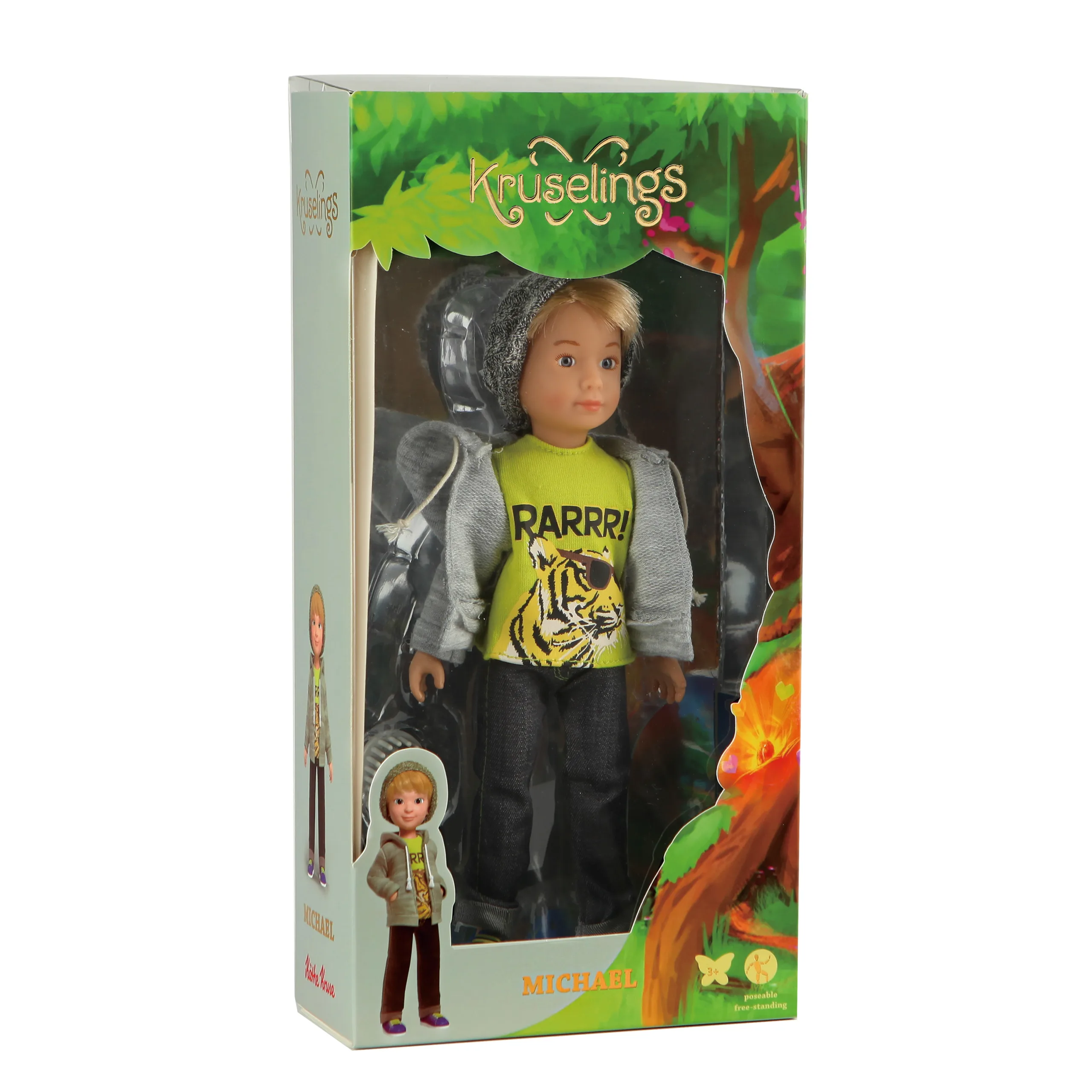 Кукла с аксесоари, Kuselings Doll, Майкъл, 23 см