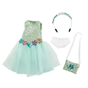 Аксесоари за кукла, Kruselings Doll, Парти рокля, 16 см