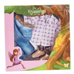 Аксесоари за кукла, Kruselings Doll, Родео костюм, 16 см