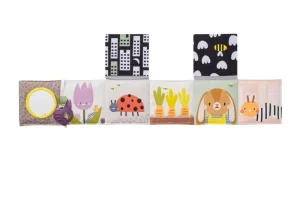 Бебешка мека книжка, Taf Toys, Urban Garden, Животни, 15 х 85 cm