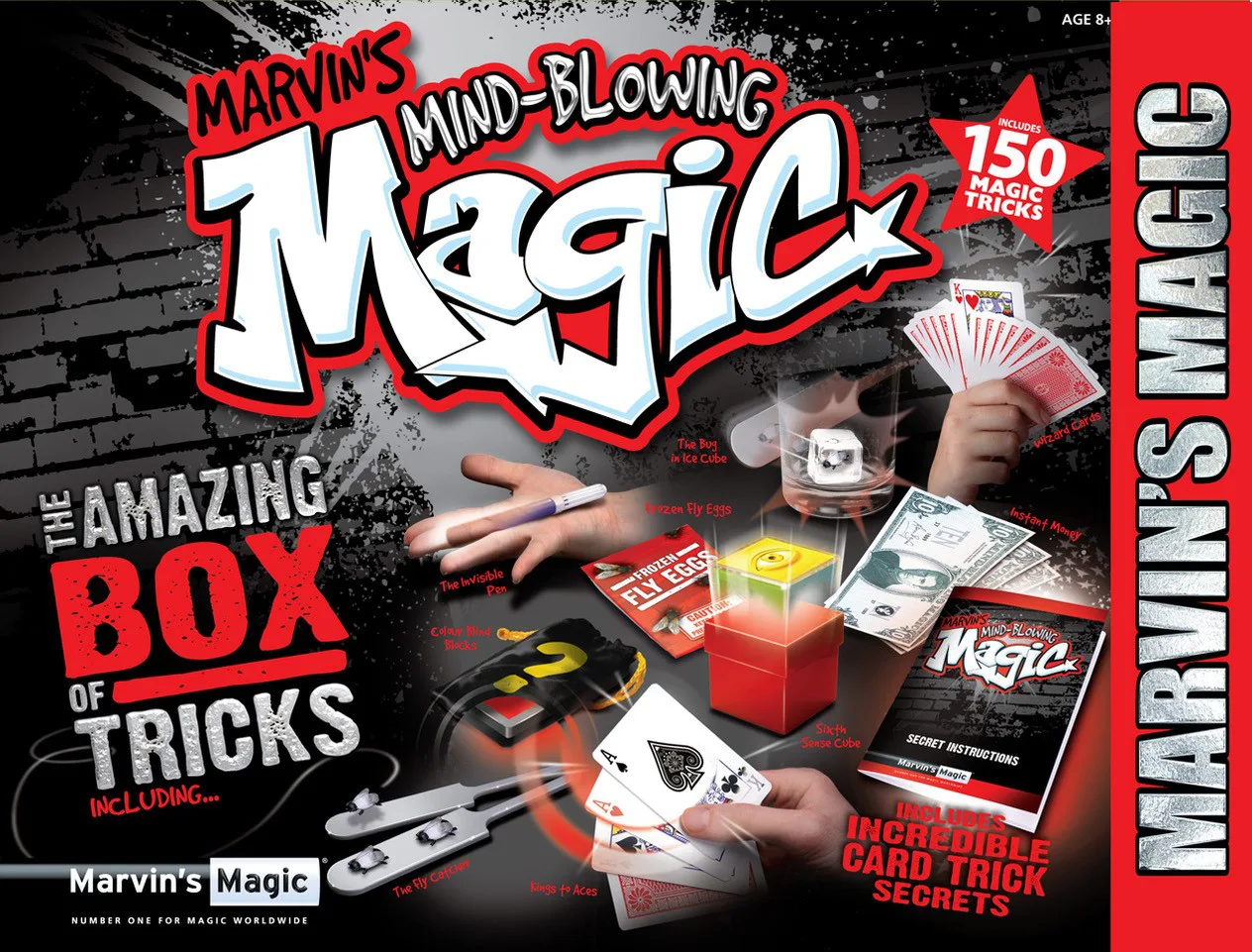 Комплект фокуси, Marvin’s Magic, 150 главозамайващи фокуси с карти