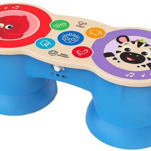 Музикална играчка, Hape, Baby Einstein, Дървен сензорен барабан, 26.3 x 10.8 х 10 cm