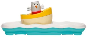 Музикална нощна лампа, Taf Toys, Бухалче в лодка, 41.5 x 9 x 26.5 см
