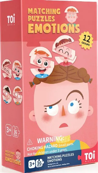 Образователен пъзел, Toi World, Емоции, 36 части