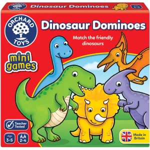 Детска образователна игра, Orchard Toys, Домино с динозаври