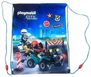 Спортна чанта, Astra, PL-12, Playmobil, Полиция, 44 x 33 см