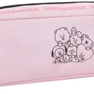 Ученически несесер, Kstationery, BT21, Почитатели на музиката, 22 x 8.5 x 5.5 cm