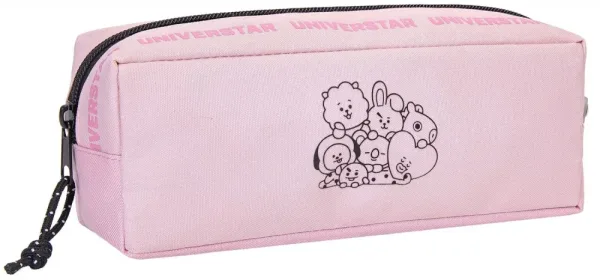 Ученически несесер, Kstationery, BT21, Почитатели на музиката, 22 x 8.5 x 5.5 cm
