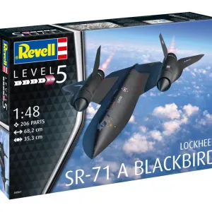 Авиомодел за сглобяванe, Revell, Самолет Lockheed SR-71 A Blackbird, 206 части