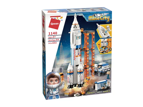 Конструктор, Qman, MineCity, Космодрум, 632 части