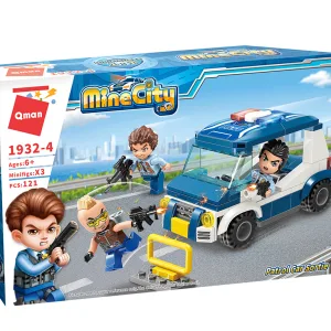 Конструктор, Qman, MineCity, Патрулна кола, 121 части