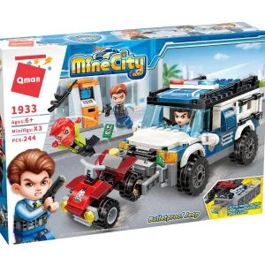 Конструктор, Qman, MineCity, Брониран автомобил, 244 части