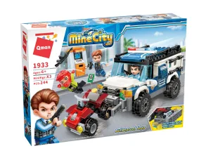 Конструктор, Qman, MineCity, Брониран автомобил, 244 части