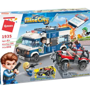 Конструктор, Qman, MineCity, Отвличане на Черната Мария, 608 части
