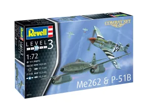 Самолет Месершмит Me262 & P-51B - сглобяем модел