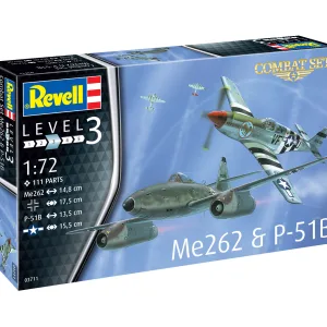 Самолет Месершмит Me262 & P-51B - сглобяем модел