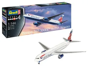 Боинг 767-300 Британски авиолинии - сглобяем модел