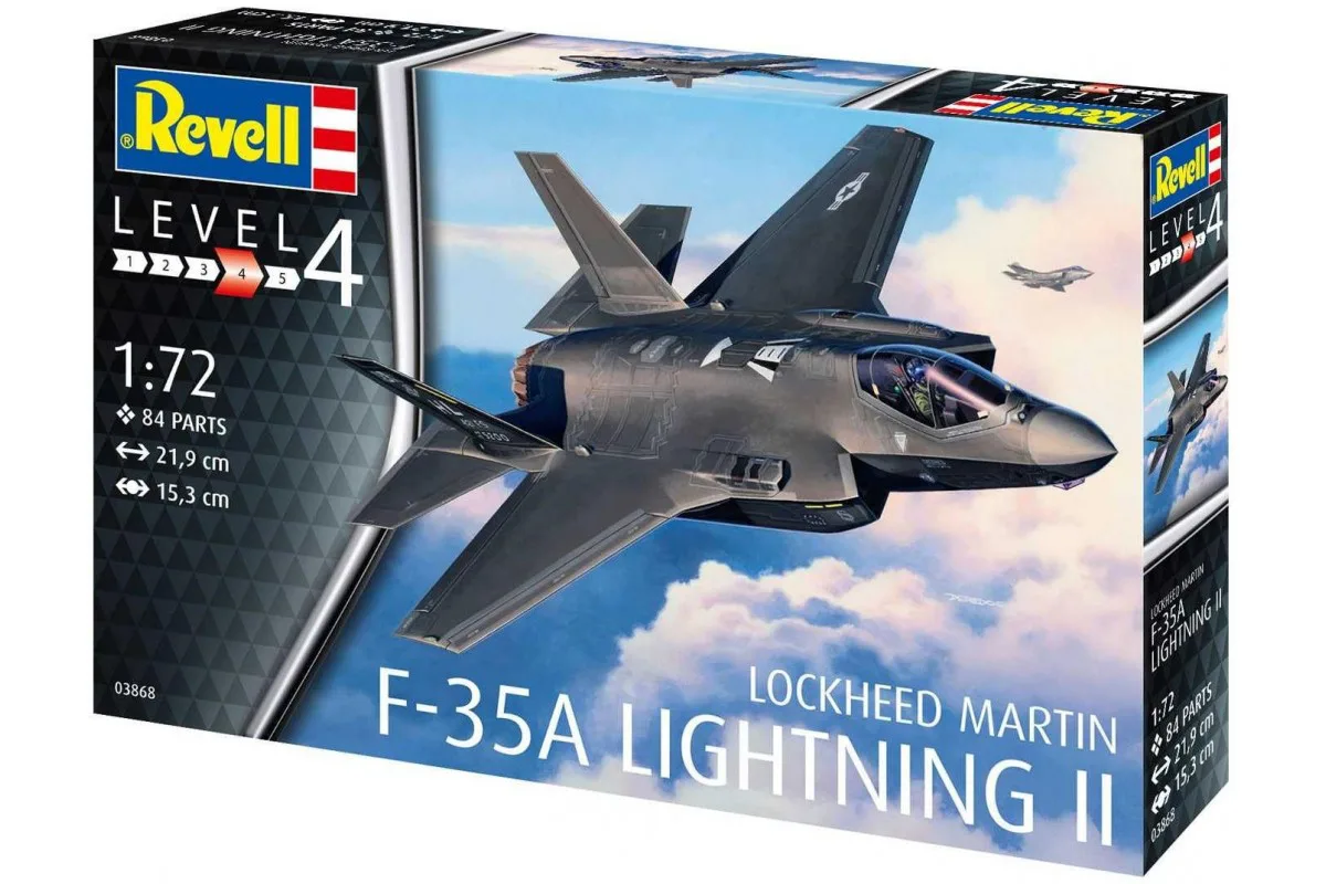 Самолет Локхиит Martin F-35A Lightning II – сглобяем модел