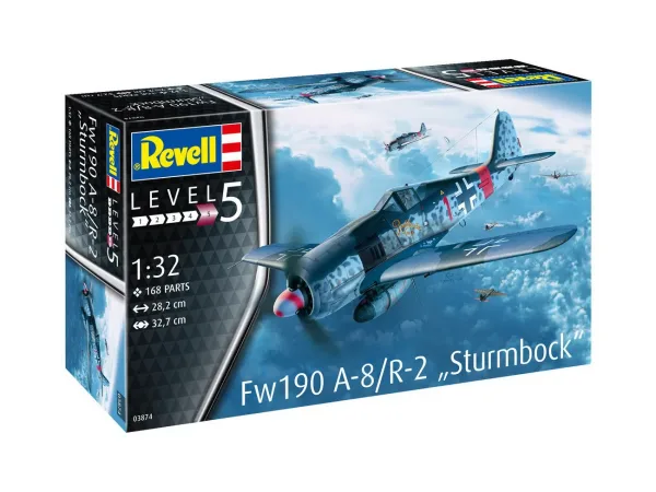 Самолет Sturmbock Fw190 A-8/R-2 - сглобяем модел