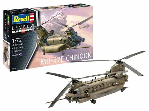 Военен хеликоптер MH-47 Chinook – сглобяем модел